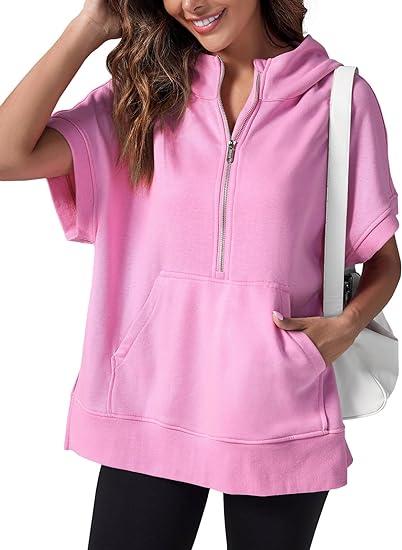 Levoire | Sweat à capuche à la fois élégant et décontracté Rose