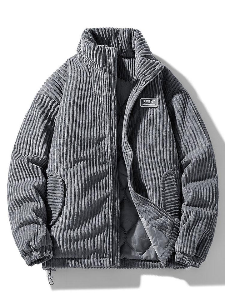 Levoire | Veste En Velours Côtelé À La Mode Gris