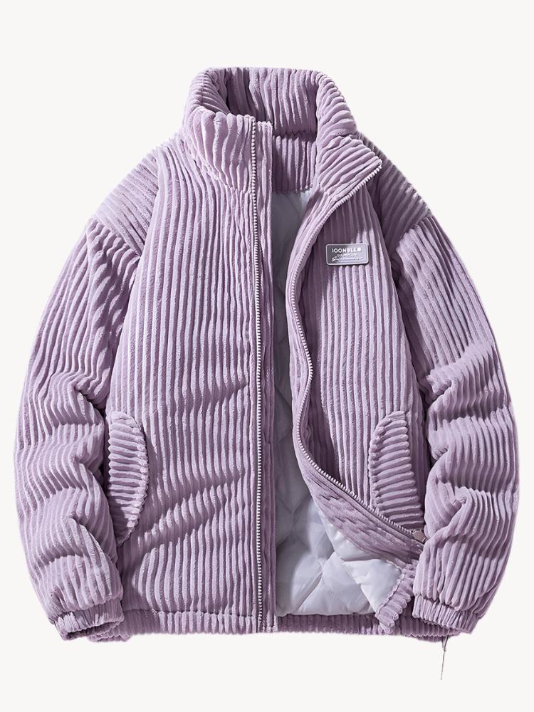 Levoire | Veste En Corduroy Élégante Violet clair
