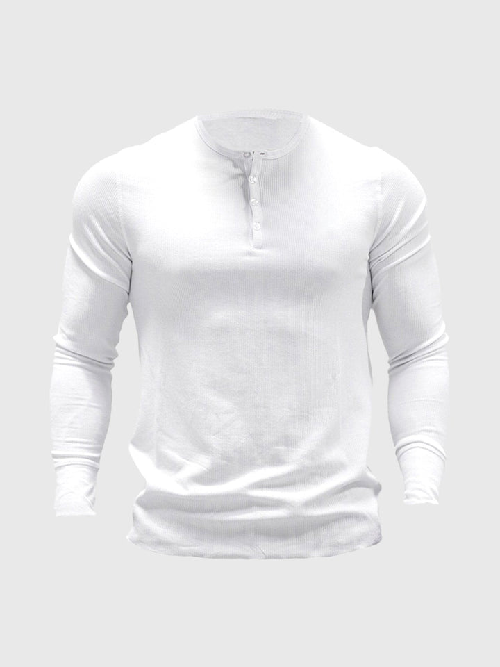Levoire | Classique Pull Bouton Pour Hommes
