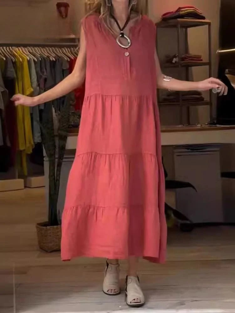 Levoir | Robe en coton et lin Rot