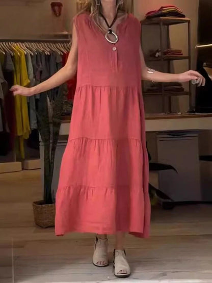 Levoir | Robe en coton et lin Rot