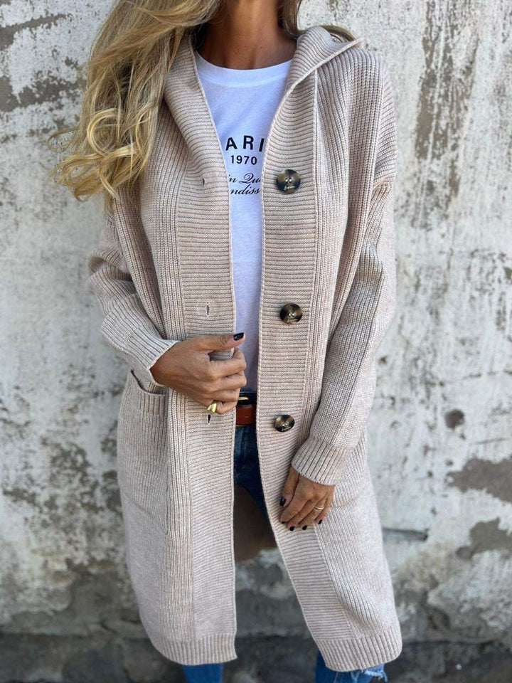 Levoire | Élégant long gilet Beige