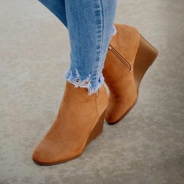 Levoire | Femmes Quotidien Talons Wedge Bottines