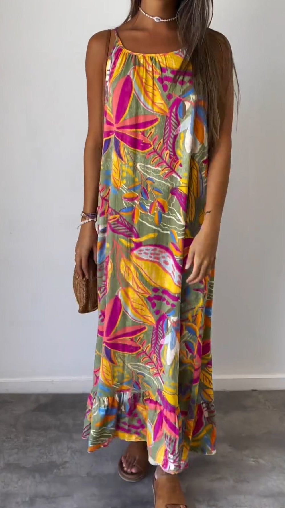 Levoire | Robe imprimée sans manches