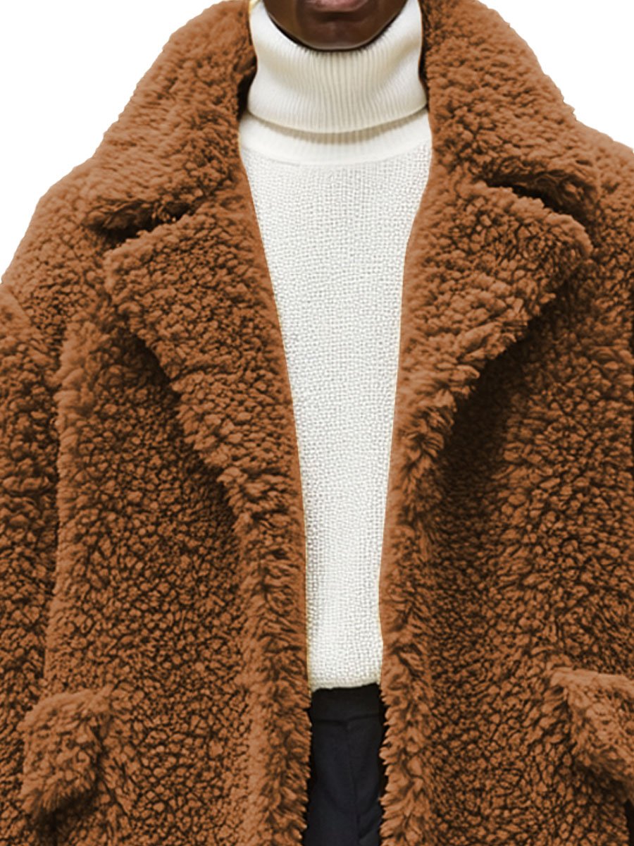 Levoire | Veste Doublée Douce et Chaude avec Revers Classique