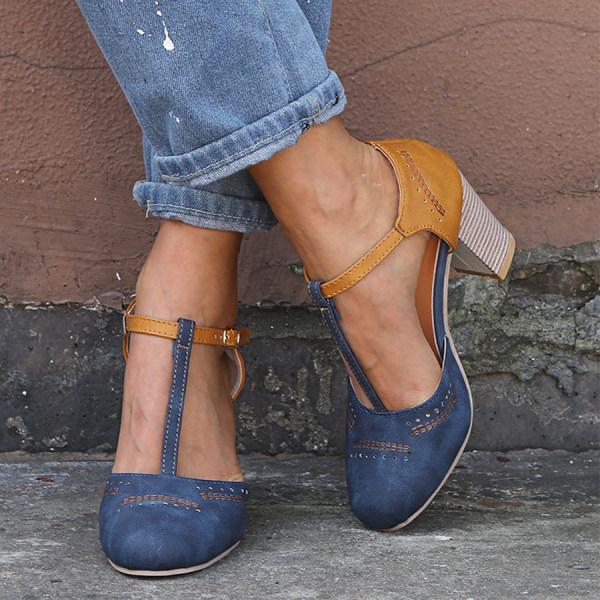 Levoire | Chaussures À Talons Orthopédiques Pour Femmes Bleu