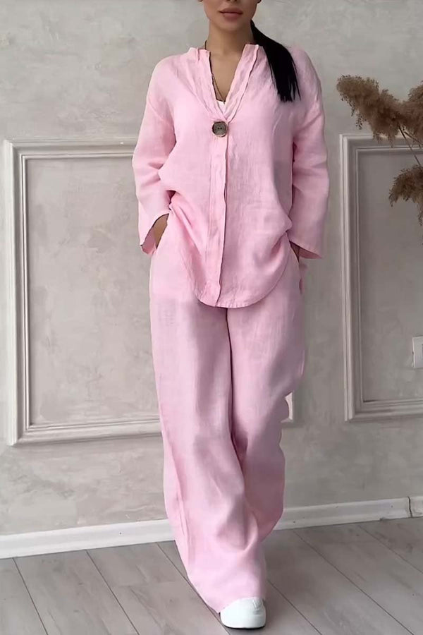 Levoire | Haut Chic Et Pantalon Avec Manches Longues Rosa
