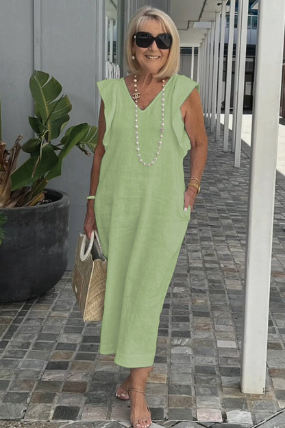 Levoire | Élégante & Confortable Robe Vert