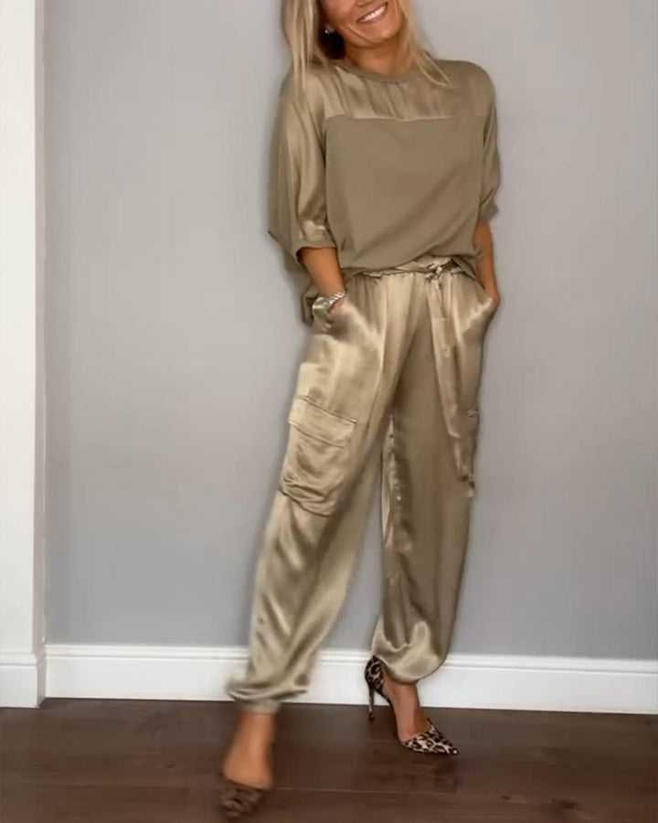 Levoire | Lgant Ensemble 2 Pices Femmes Or