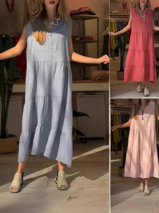 Levoir | Robe en coton et lin