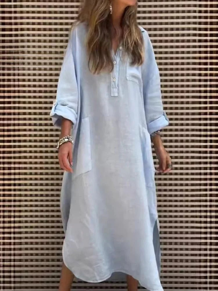 Levoire | Rennon longue manches dress Bleu clair