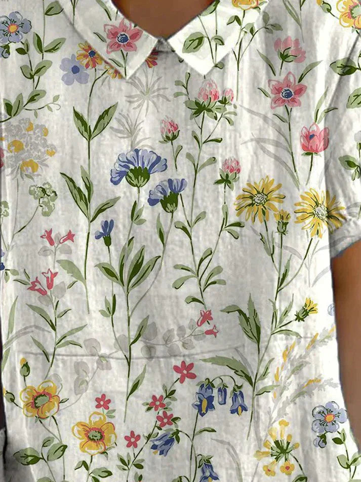 Levoire | Chemise Décontractée Femme Imprimé Floral