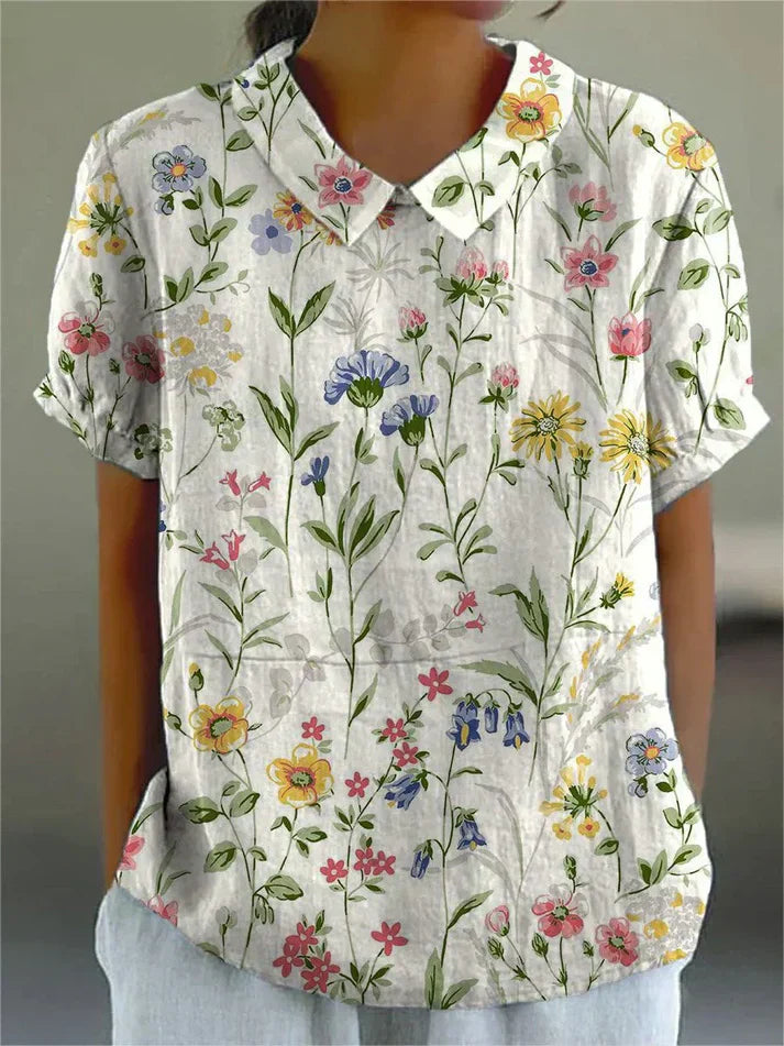 Levoire | Chemise Décontractée Femme Imprimé Floral