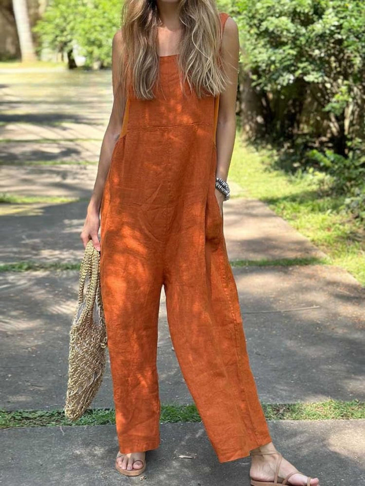Levoire | Combinaison femme à jambes larges Orange