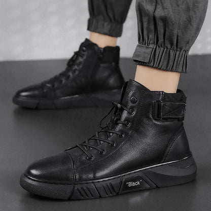 Levoire | Chaussure Pour Homme Noire Durable, Confort Et Durabilité