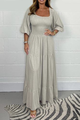 Levoire | Robe Avec Empiècement De Taille Uni