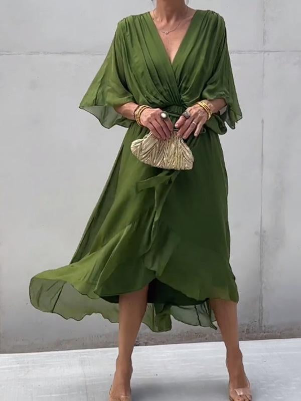 Levoire | Robe À Col V – Thyra