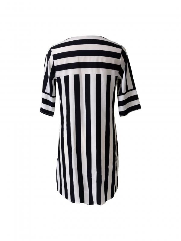Levoire | Robe rayée à demi-manches