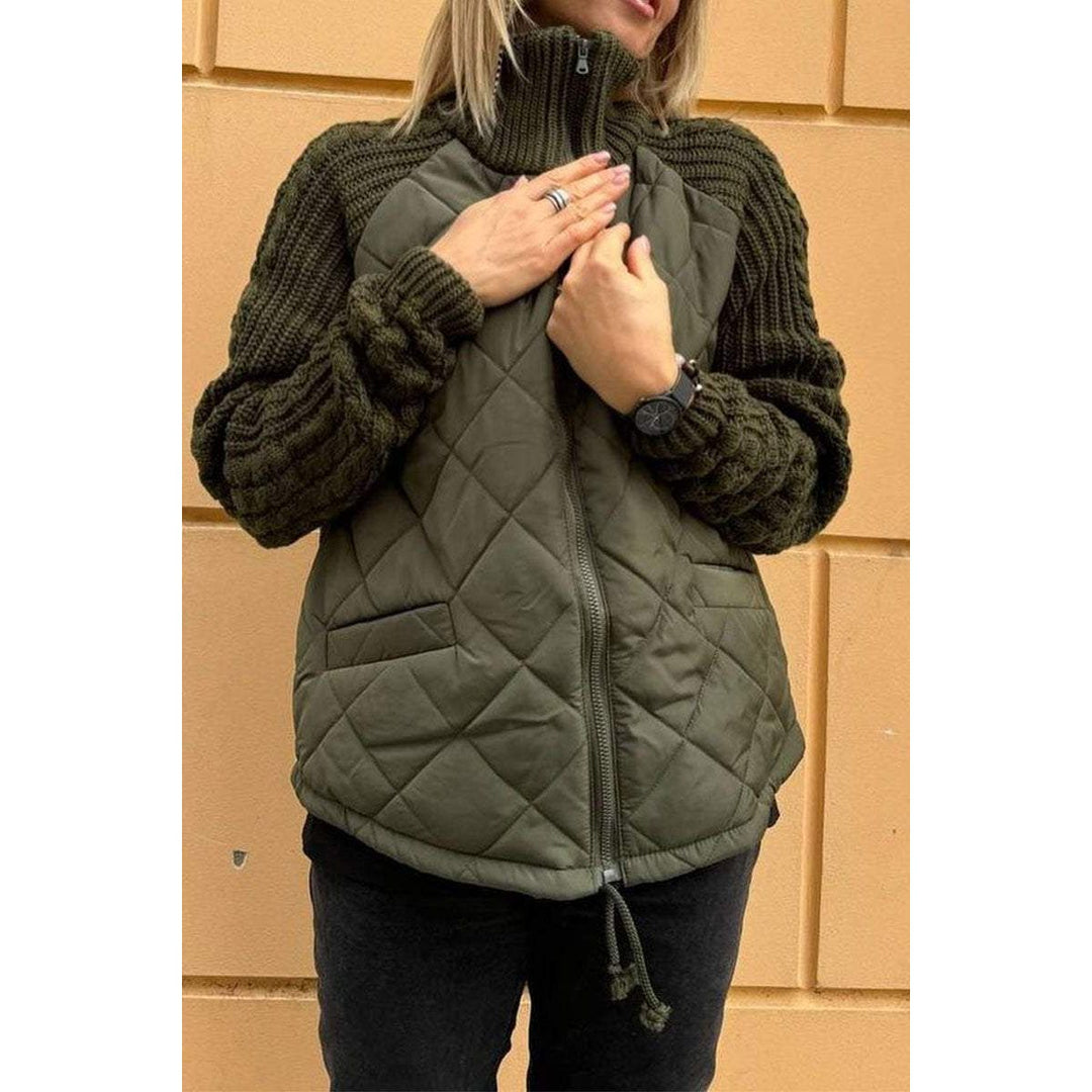 Levoire | Veste à col montant Vert