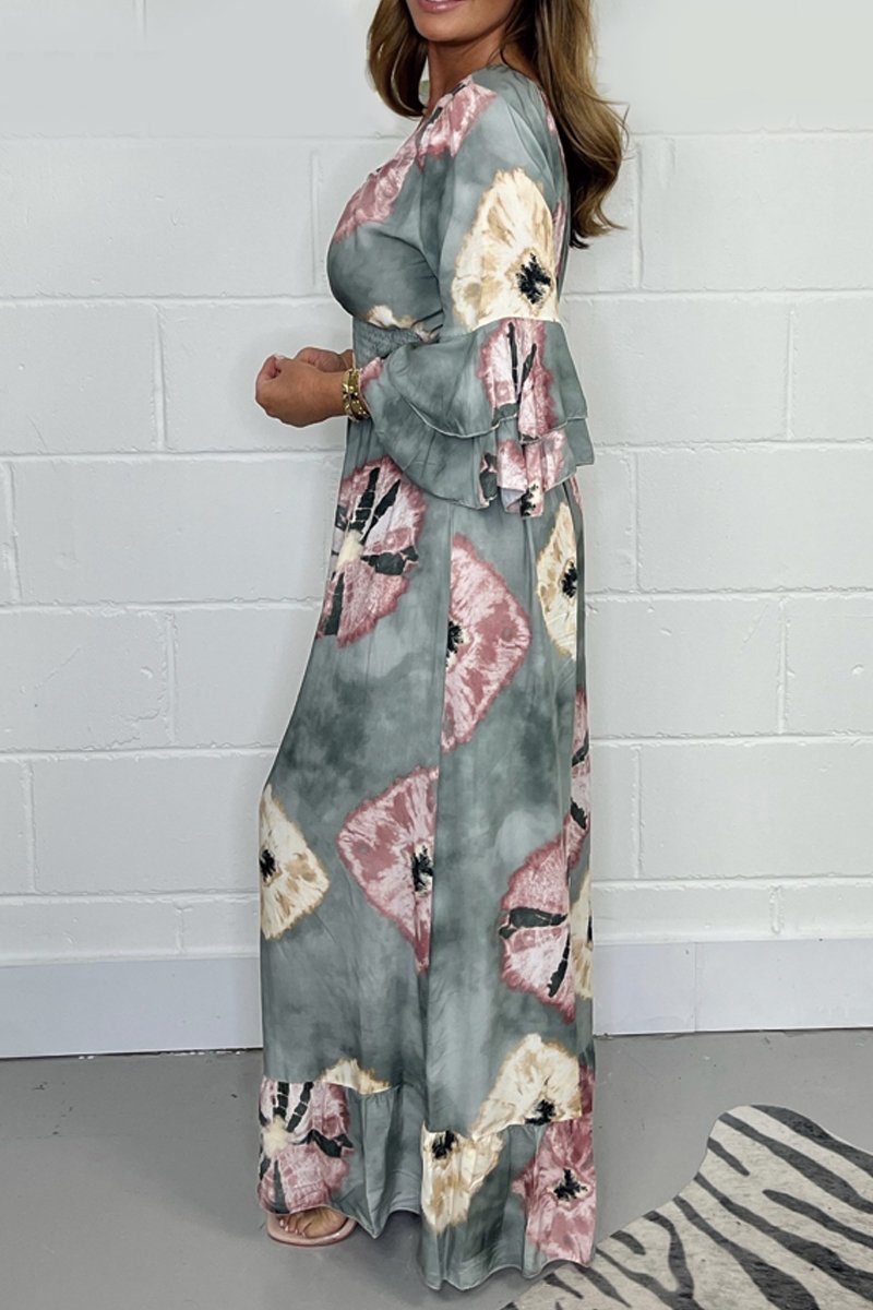 Levoire | Combinaison Imprimée Avec Décolleté En V