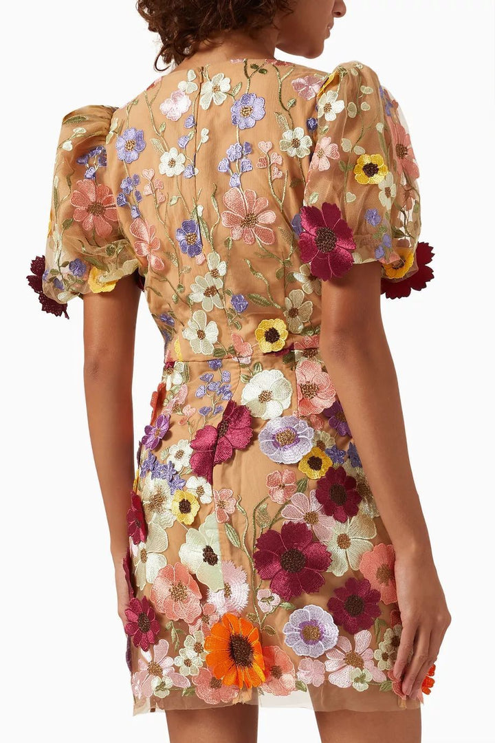 Levoire | Robe Femme Asymétrique Inspirée Par Les Fleurs