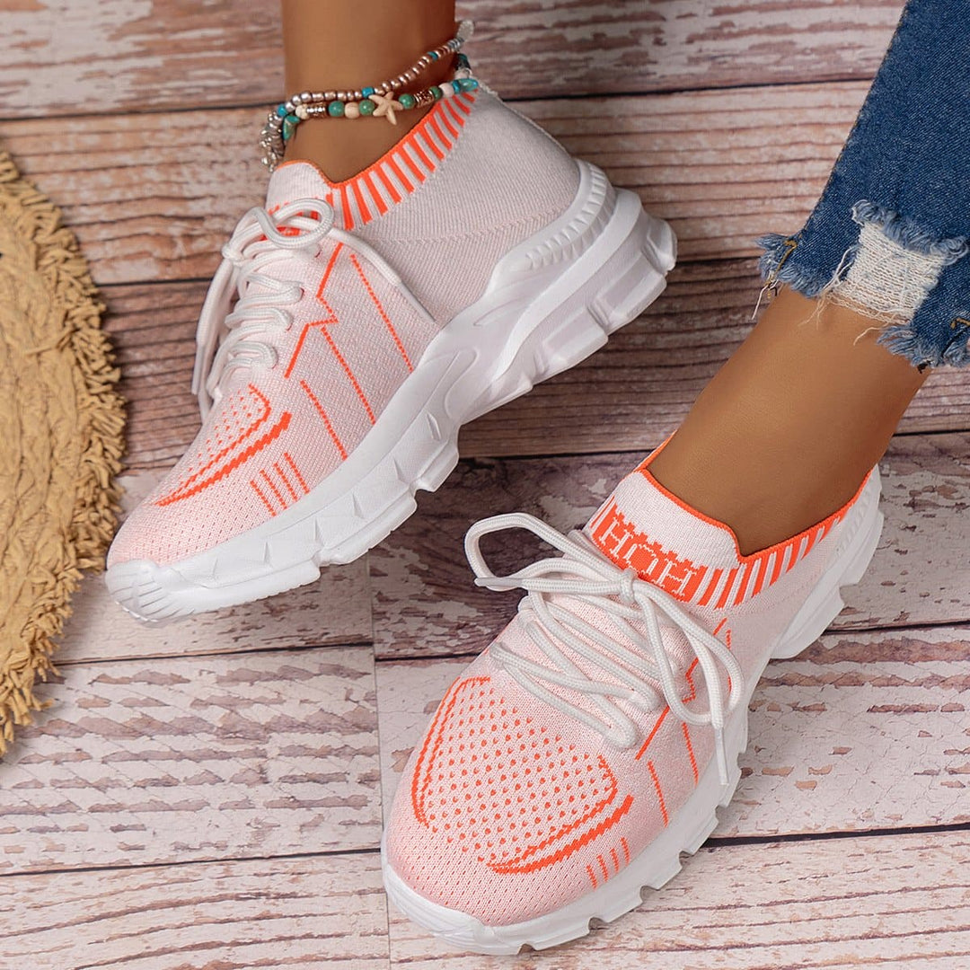 Levoire | Chaussures De Loisirs En Tissu Fly Légères Et Respirantes Pour Le Confort Blanc