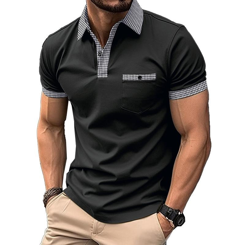 Levoire | Polo Shirt Moderne Et Confortable Avec Motif Noir