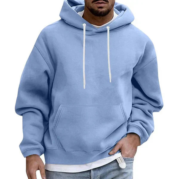 Levoire | Sweat À Capuche Homme Bleu Clair