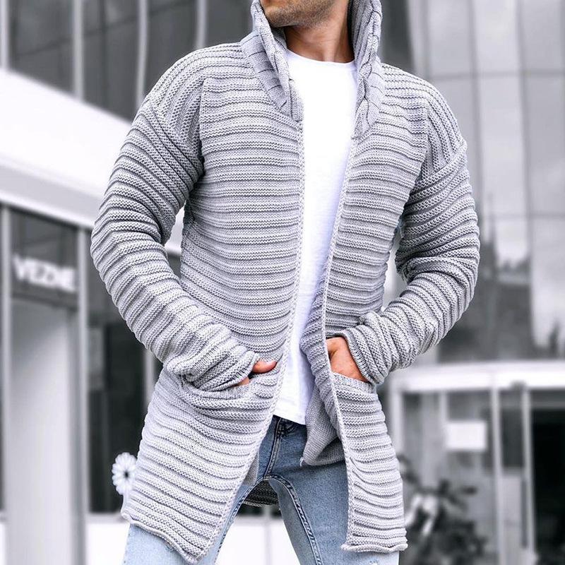Levoire | Gilet En Tricot Décontracté Pour Hommes Gris