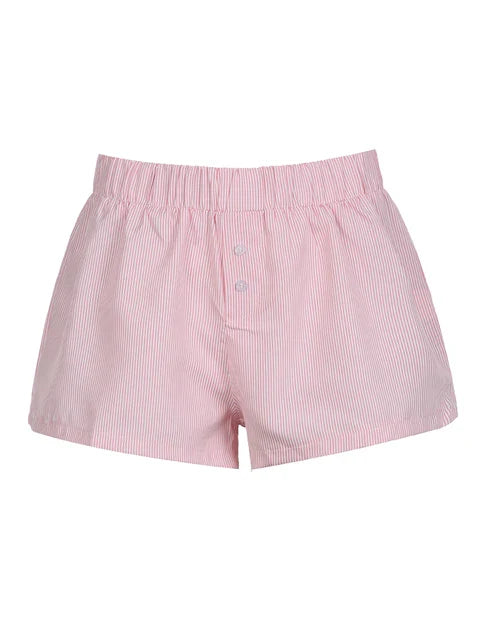 Levoire | Shorts Rayés Avec Des Boutons Pour Femmes Nora Rosa
