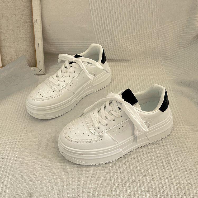 Levoire | Baskets Blanches Décontractées Noir