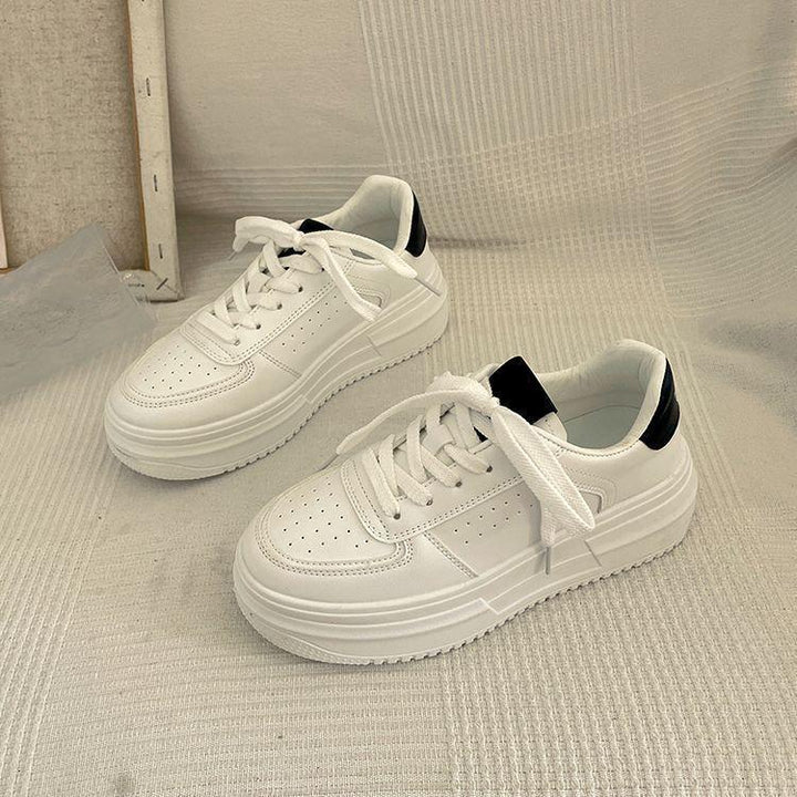 Levoire | Baskets Blanches Décontractées Noir