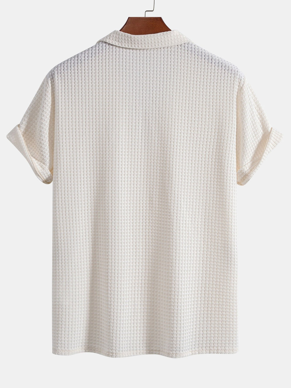 Levoire | Haut À Manches T-Shirt Waffle Cubain & Pantalons En Lin À Jambes Droites