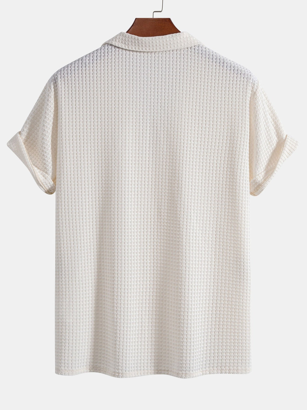 Levoire | Haut À Manches T-Shirt Waffle Cubain & Pantalons En Lin À Jambes Droites
