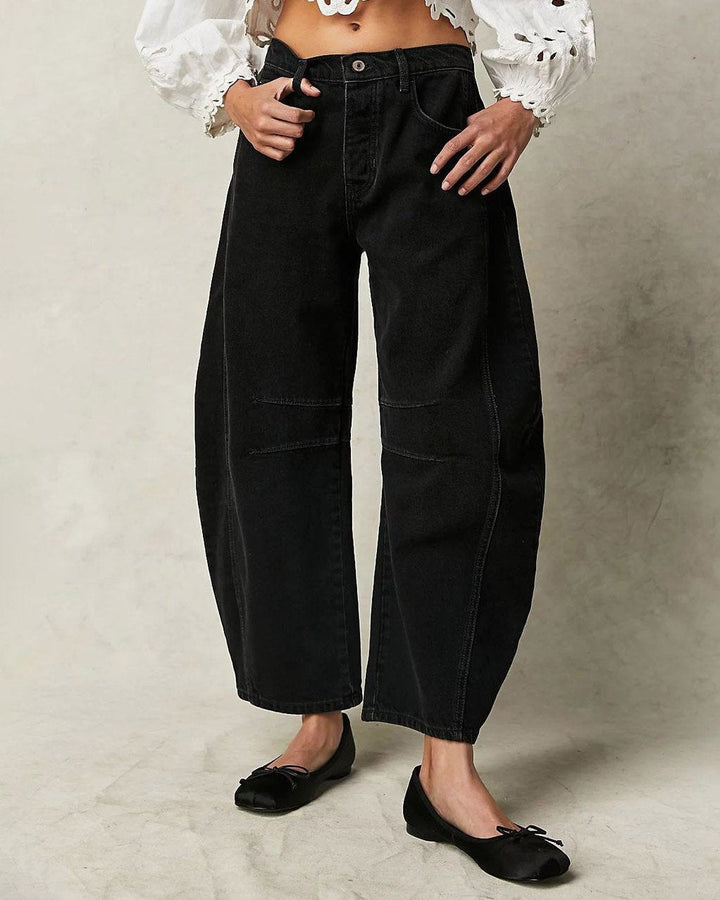 Levoire | Jean Large Pour Femmes Noir