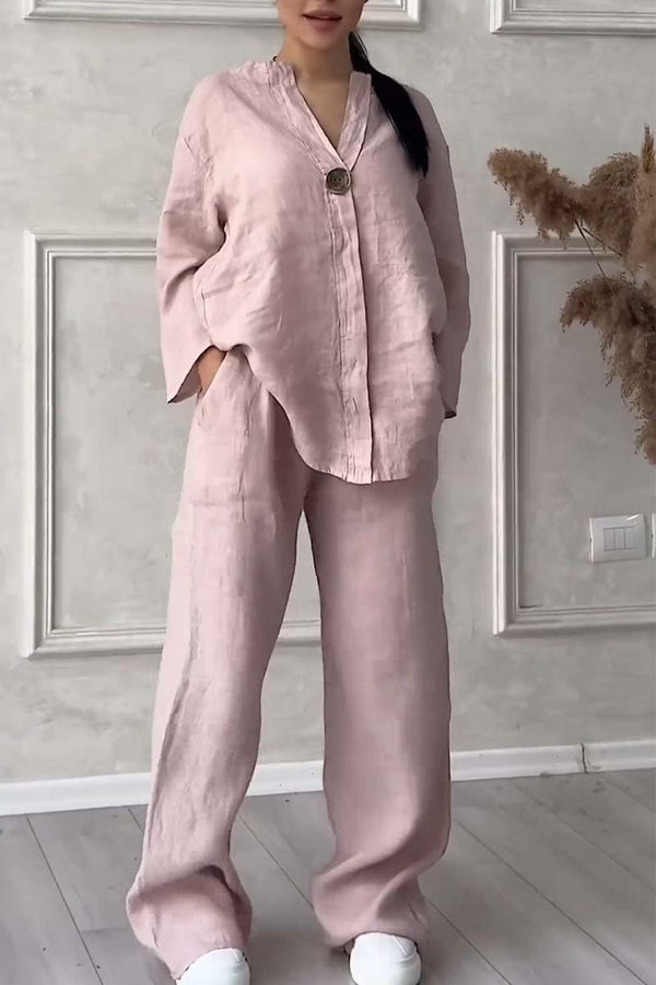 Levoire | Haut Chic Et Pantalon Avec Manches Longues Rose clair