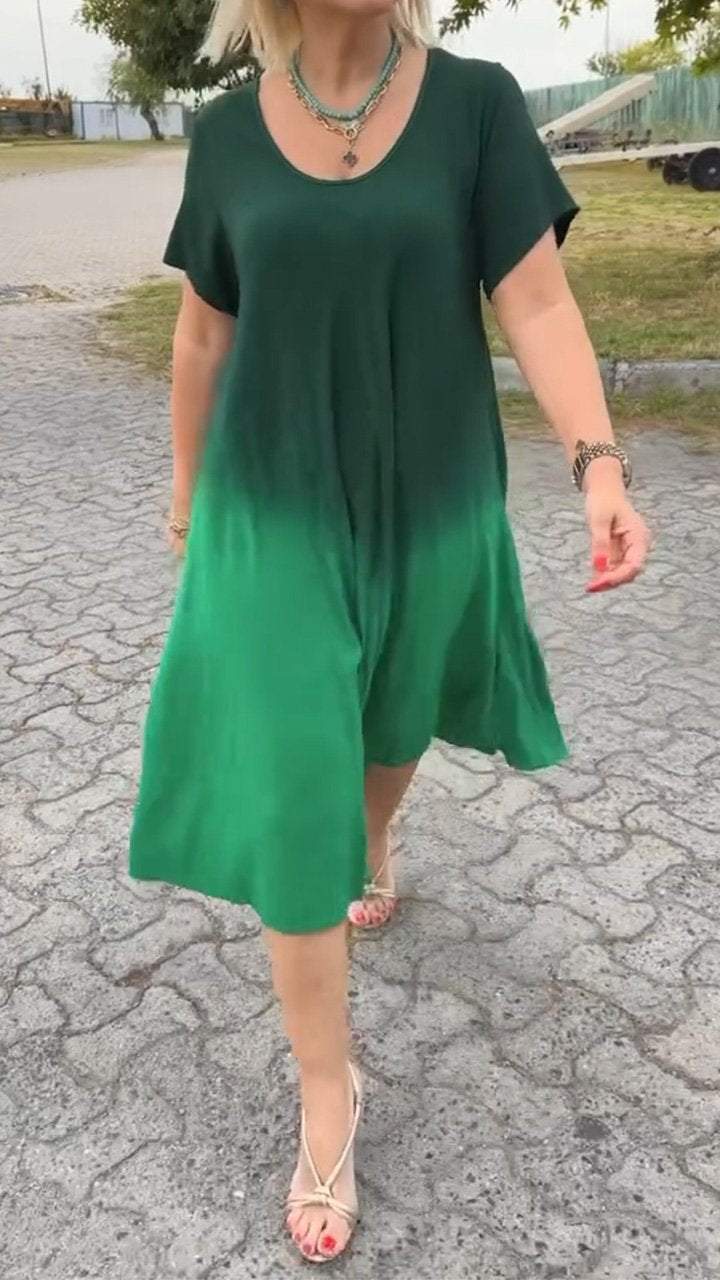 Levoire | Robe Décontractée Élégante Vert