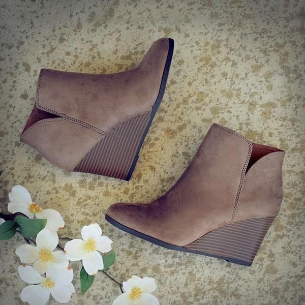 Levoire | Femmes Quotidien Talons Wedge Bottines