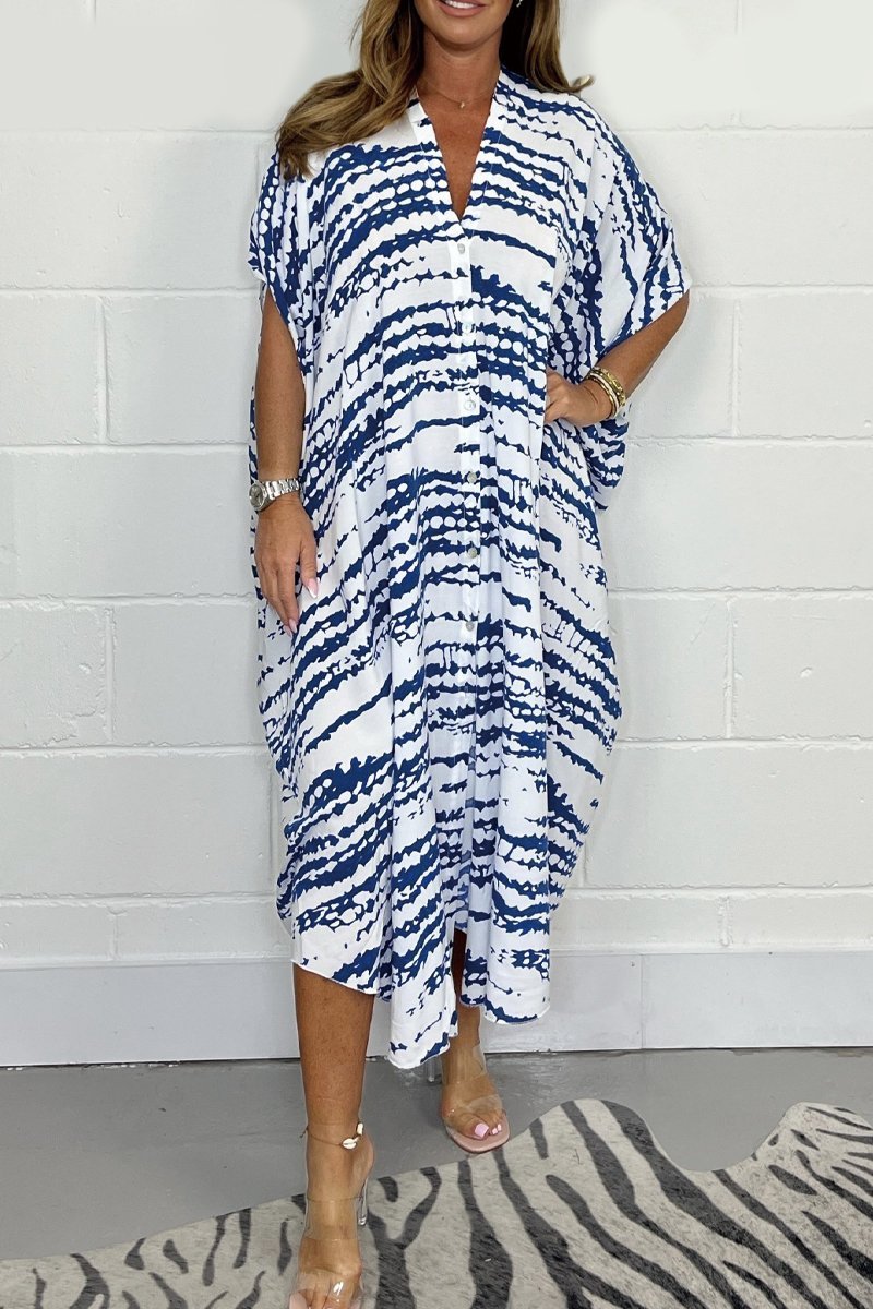 Levoire | Robe féminine et respirante Bleu