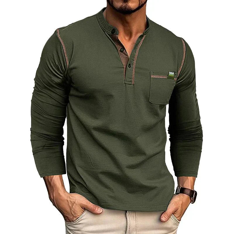 Levoire | Chemise De Loisir Pour Hommes Vert armée