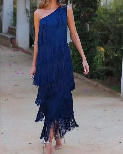 Levoire | Robe D'Été À Manches Longues Moderne Fluide Tissu Léger
