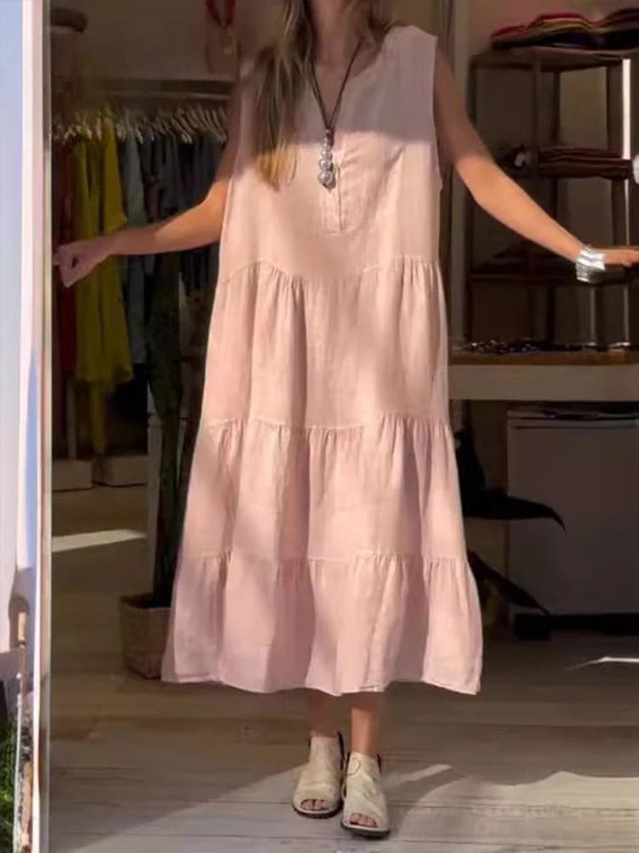 Levoir | Robe en coton et lin Rosa