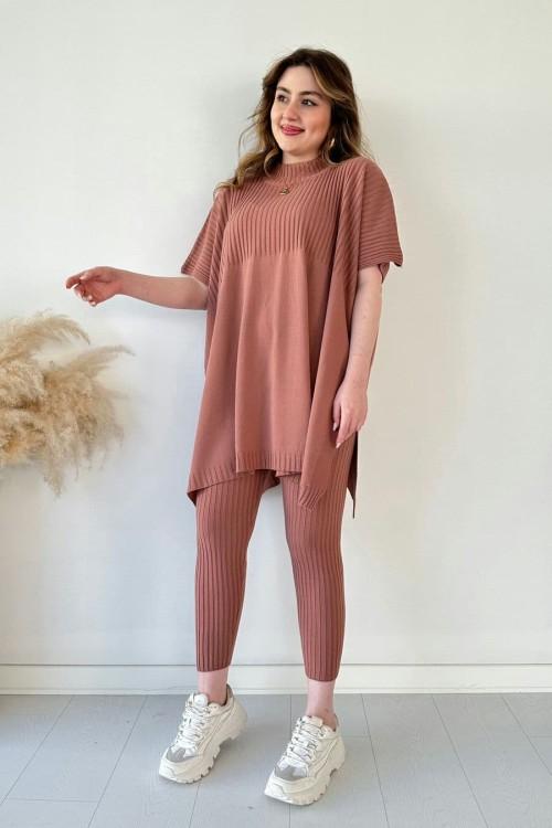 Levoire | T-Shirt À Encolure Ronde Et Pantalon Rosa
