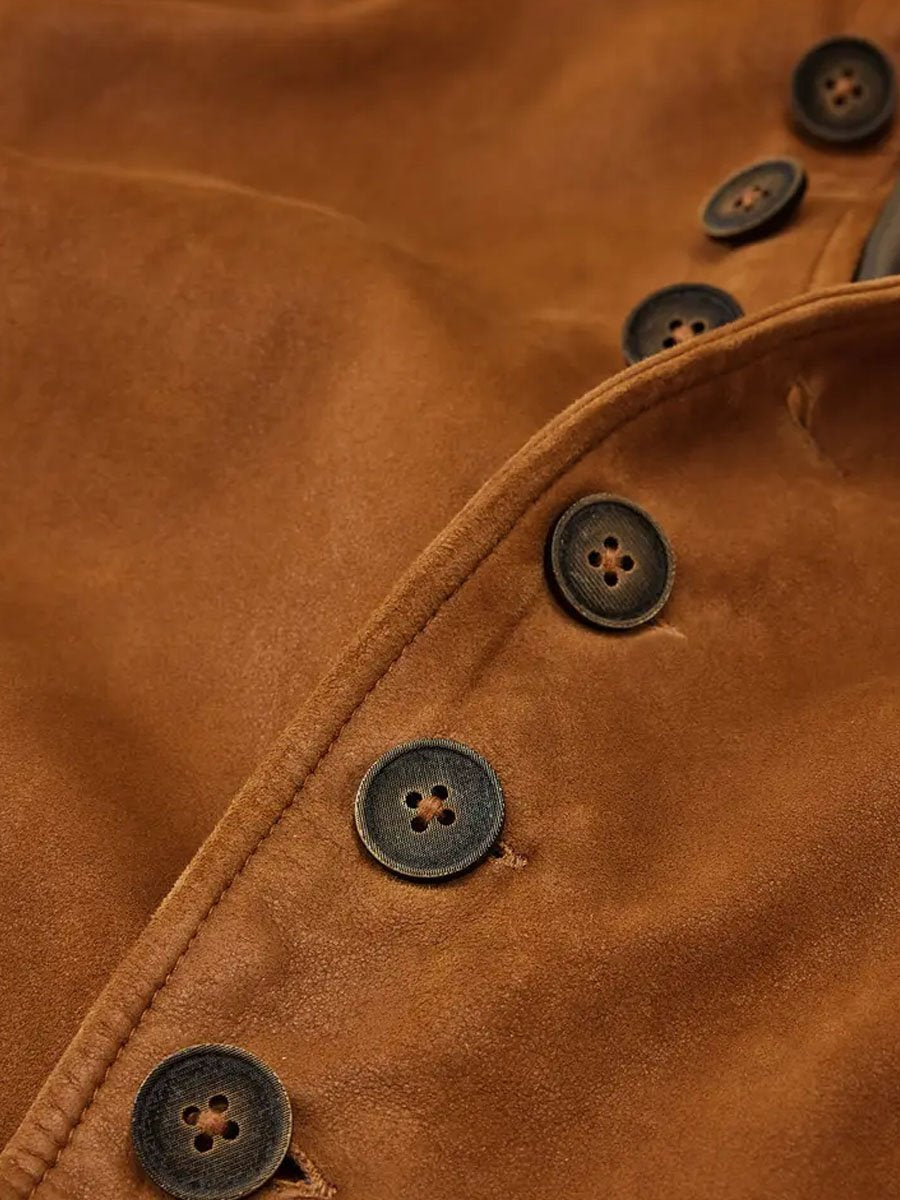 Levoire | Blazer Retro à Col Montant et Poche Loisirs Élégant