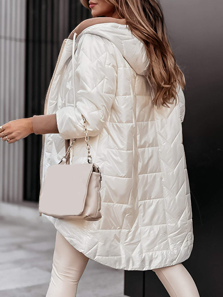 Levoire | Manteau Zip Capuche Populaire Moment