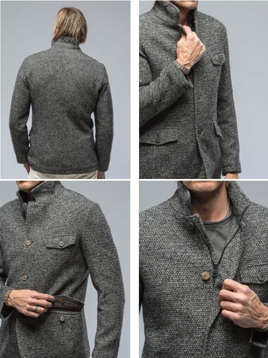 Levoire | Blazer Zippé Style Rétro Décontracté