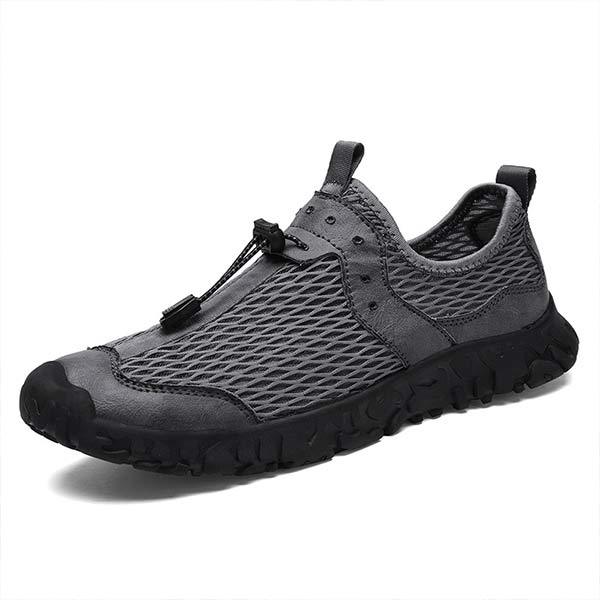 Levoire | Chaussures De Randonnée Ergonomiques Sans Lacets Pour Hommes Gris