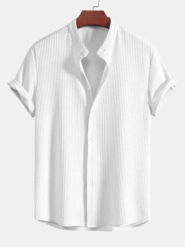 Levoire | Blouse Courte Côtelée Coupe Muscle Blanc