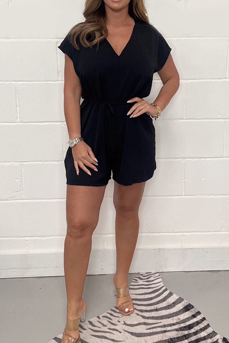 Levoire | Combinaison Courte Avec Décolleté En V